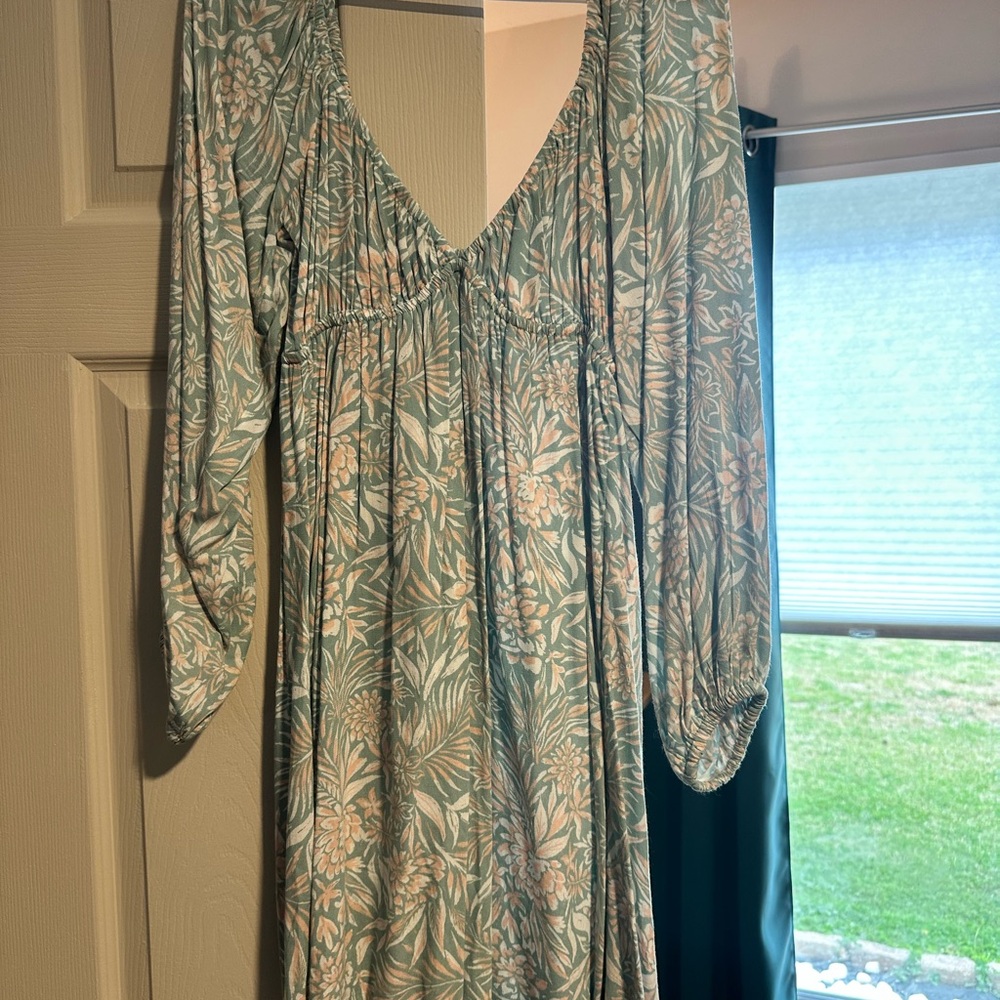 Roxy Floral V-neck Dress